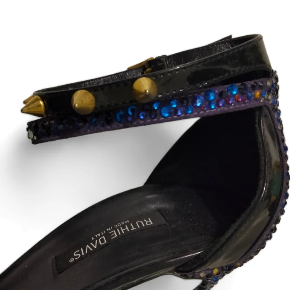 Ruthie Davis Sea Studded Platform Sandal in Capri Blue